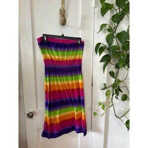 Chesley women’s size small striped tube top dress